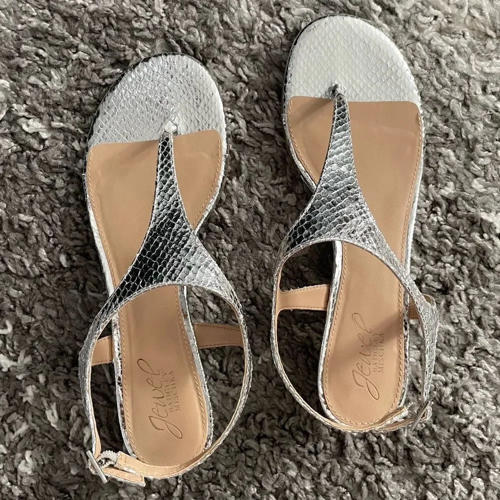 NWOB Badgley Mischka Wedge Sandals